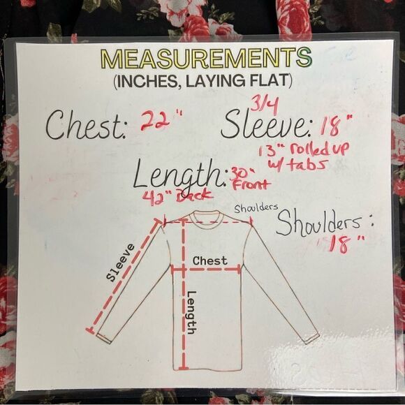 Torrid Hi-Lo Floral Tunic Top‎ Black & Pink women’s Size 1X Sheer 3/4 Sleeve - Picture 4 of 14